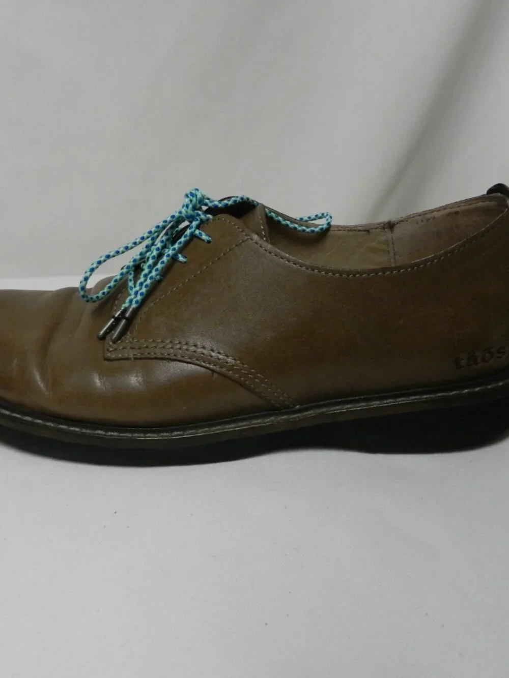 Taos Work It Leather Oxford shoes brown lace up Comfort Men Size Sz 10